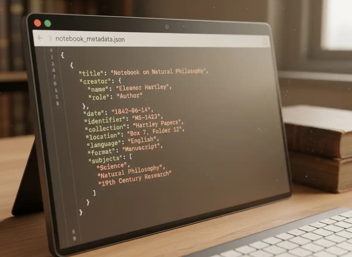 JSON data structure on screen during migration